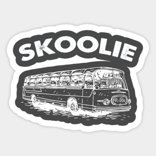 Skoolie Vintage Bus Sticker